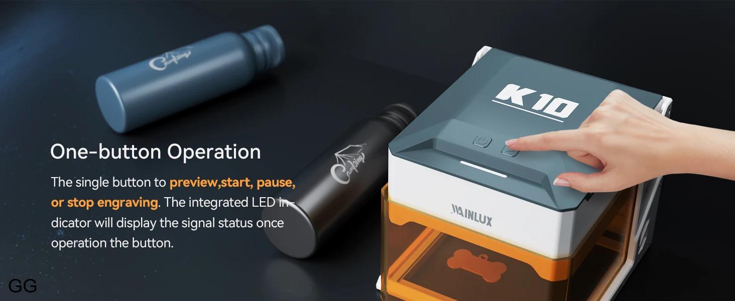 Wainlux K10 Laser Engraver 3W 5W BT Version Mini Laser Engraving Marking Machine Mark Woodworking Machines Ship From DE US Wainlux K10 Laser Engraver 3W 5W BT Version Mini Laser Engraving Marking Machine Mark Woodworking Machines Ship From DE US