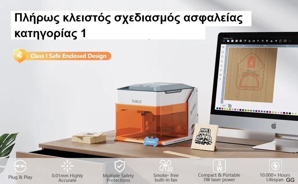 Wainlux K10 Laser Engraver 3W 5W BT Version Mini Laser Engraving Marking Machine Mark Woodworking Machines Ship From DE US Wainlux K10 Laser Engraver 3W 5W BT Version Mini Laser Engraving Marking Machine Mark Woodworking Machines Ship From DE US