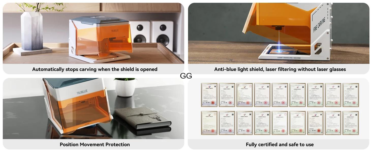 Wainlux K10 Laser Engraver 3W 5W BT Version Mini Laser Engraving Marking Machine Mark Woodworking Machines Ship From DE US Wainlux K10 Laser Engraver 3W 5W BT Version Mini Laser Engraving Marking Machine Mark Woodworking Machines Ship From DE US