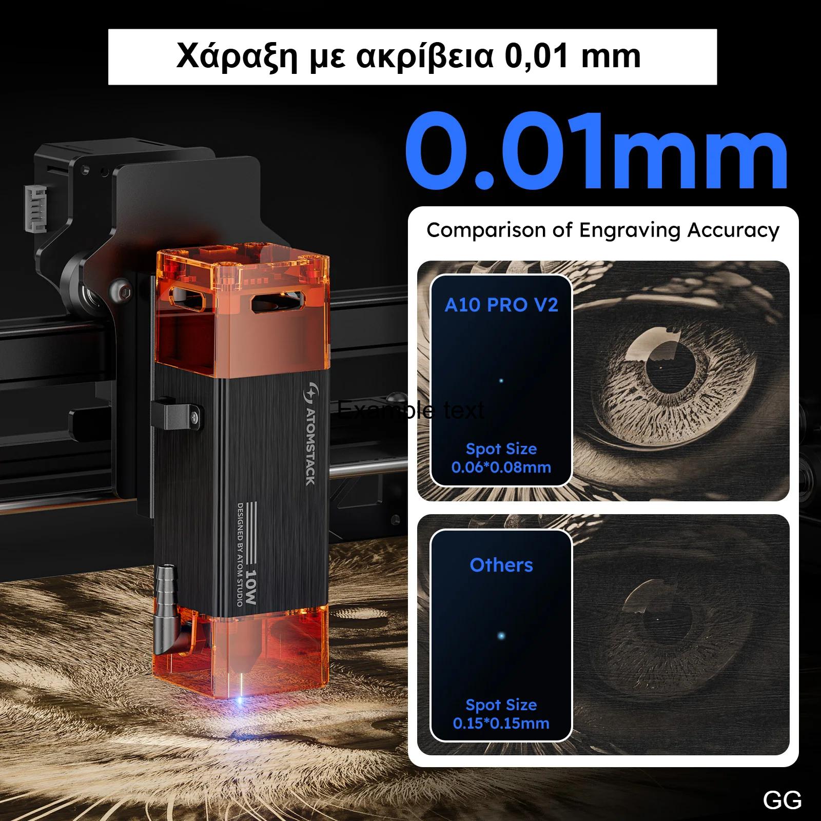 ATOMSTACK A10 PRO V2 Laser Engraver 10W Cutter 400*400mm Working Area 400mm/s High Speed Laser Engraving Machine for Wood Metal ATOMSTACK A10 PRO V2 Laser Engraver 10W Cutter 400*400mm Working Area 400mm/s High Speed Laser Engraving Machine for Wood Metal