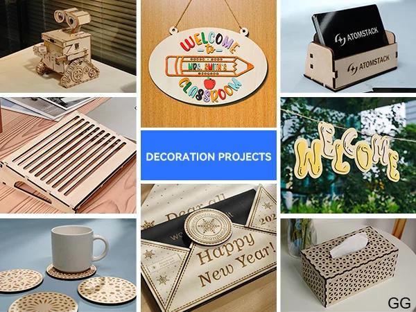 Βιομηχανικός Laser Χάραξης 10W με Περιοχή 400x400mm Βιομηχανικός Laser Χάραξης 10W με Περιοχή 400x400mm