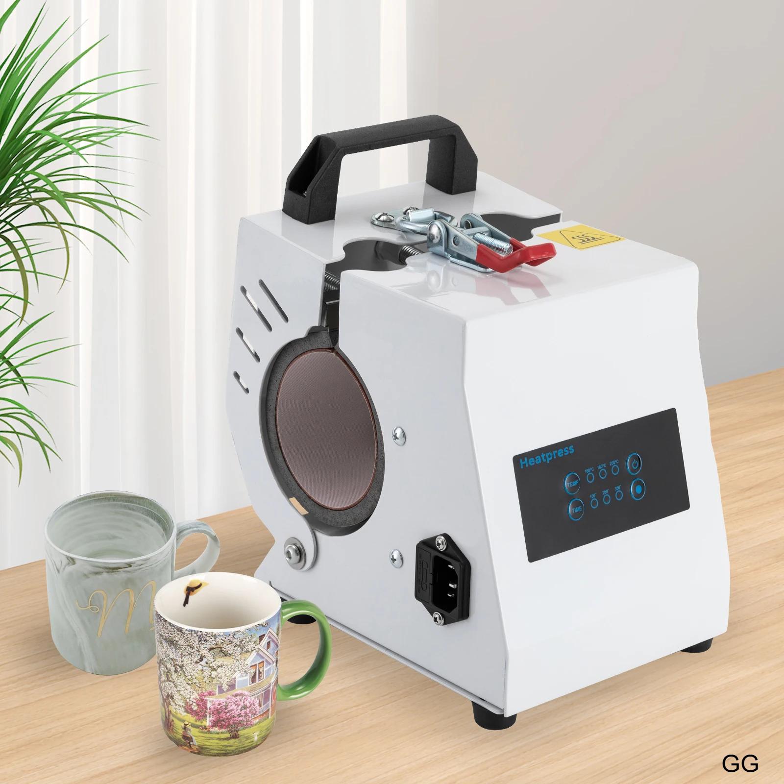 Tumble Heat Press, 300W Power, 2.68-2.76in Heating Diameter, Sound Alarm, Compact Design for Mug Printing Tumble Heat Press, 300W Power, 2.68-2.76in Heating Diameter, Sound Alarm, Compact Design for Mug Printing