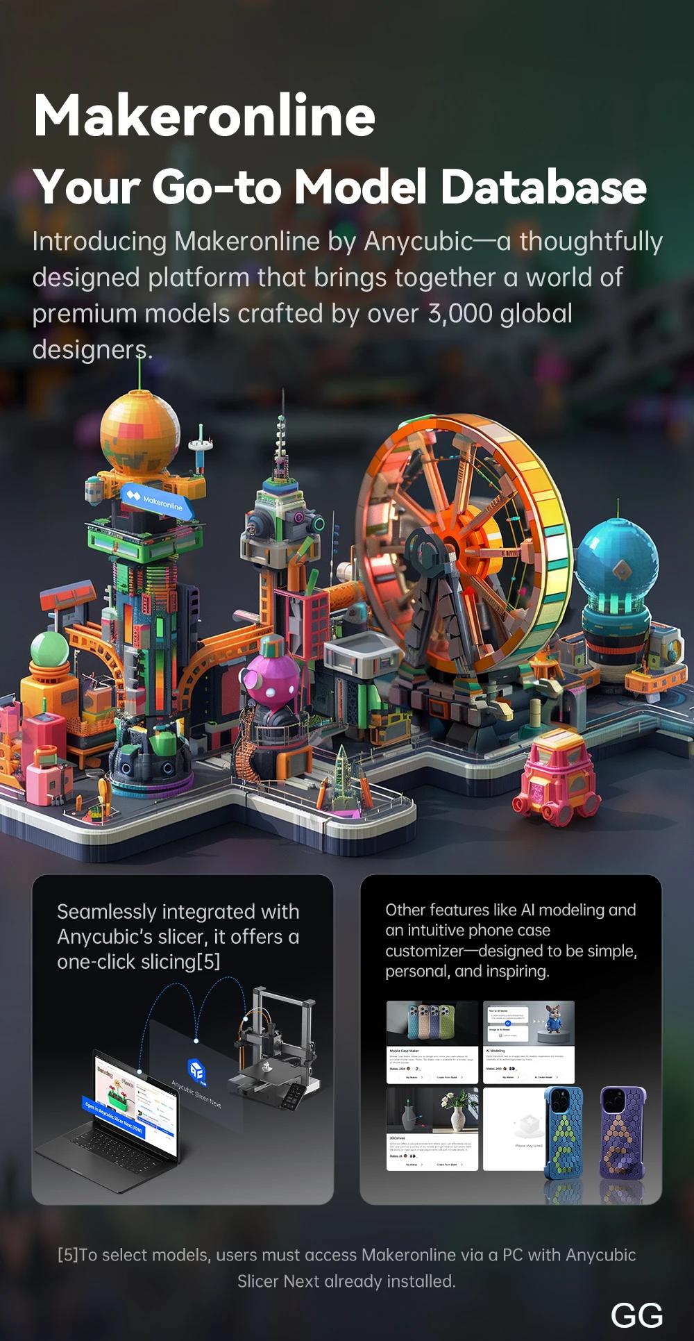 ANYCUBIC Kobra 3 V2 Combo AE Version 600mm/s Fast Printing 3D Printer 8 Colors Filament Auto Drying APP Control 3D Printer ANYCUBIC Kobra 3 V2 Combo AE Version 600mm/s Fast Printing 3D Printer 8 Colors Filament Auto Drying APP Control 3D Printer