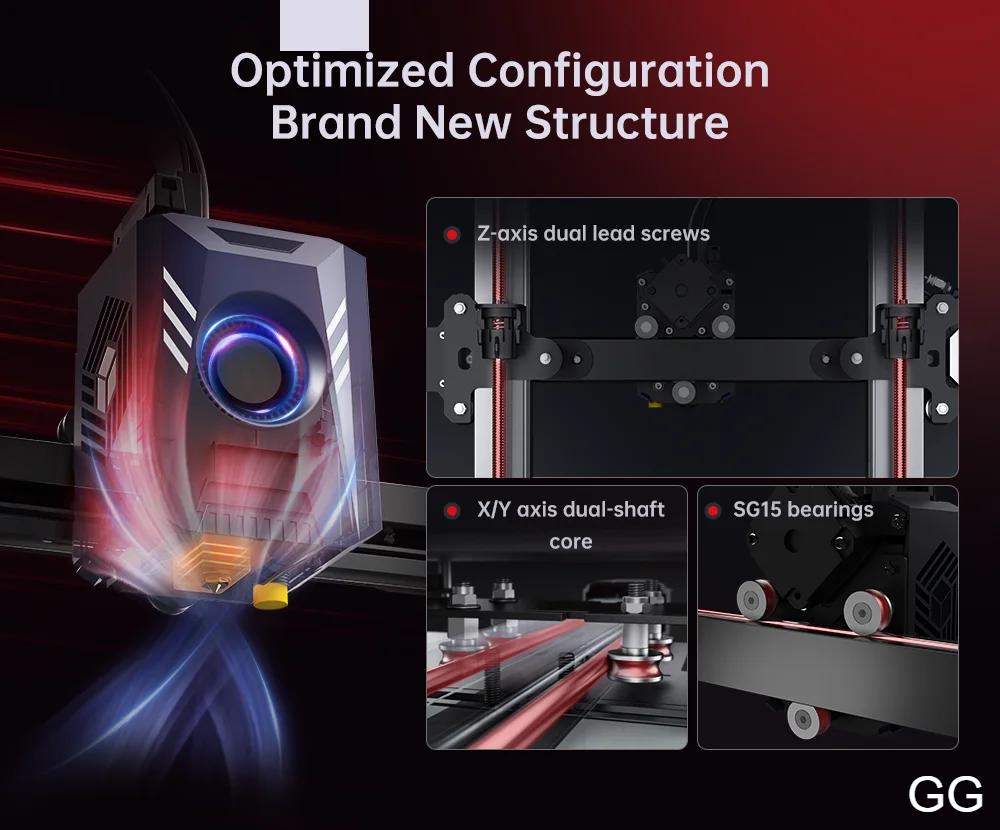 ANYCUBIC Kobra 2 Pro 500mm/s Maximum Printing Speed FDM 3d Printer 25-Point Automatic Leveling With 9.8 x8.7 x 8.7in Print Size ANYCUBIC Kobra 2 Pro 500mm/s Maximum Printing Speed FDM 3d Printer 25-Point Automatic Leveling With 9.8 x8.7 x 8.7in Print Size