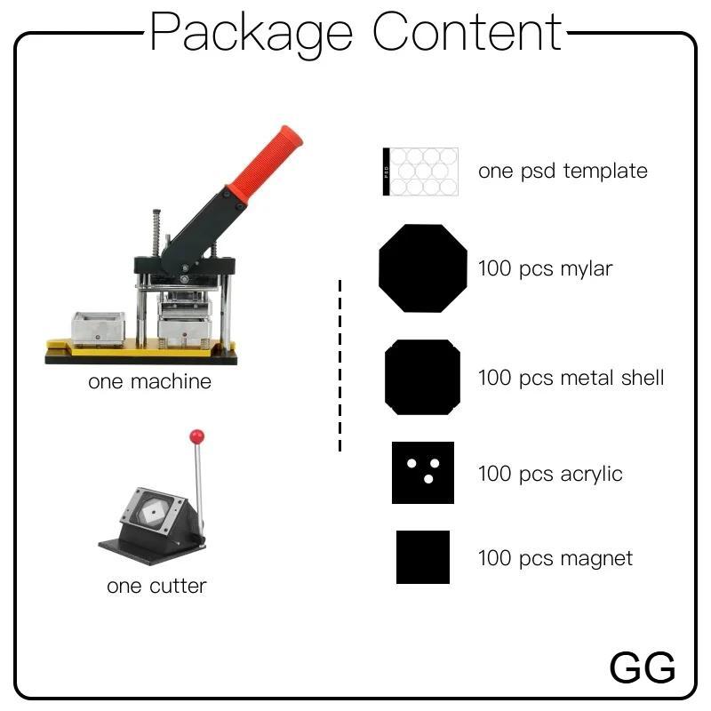 50x50mm Rotating Manual Making Square Refrigerator Badge Machine Refrigerator Magnets/Badge Pins Suitable As A Gift for Children 50x50mm Rotating Manual Making Square Refrigerator Badge Machine Refrigerator Magnets/Badge Pins Suitable As A Gift for Children