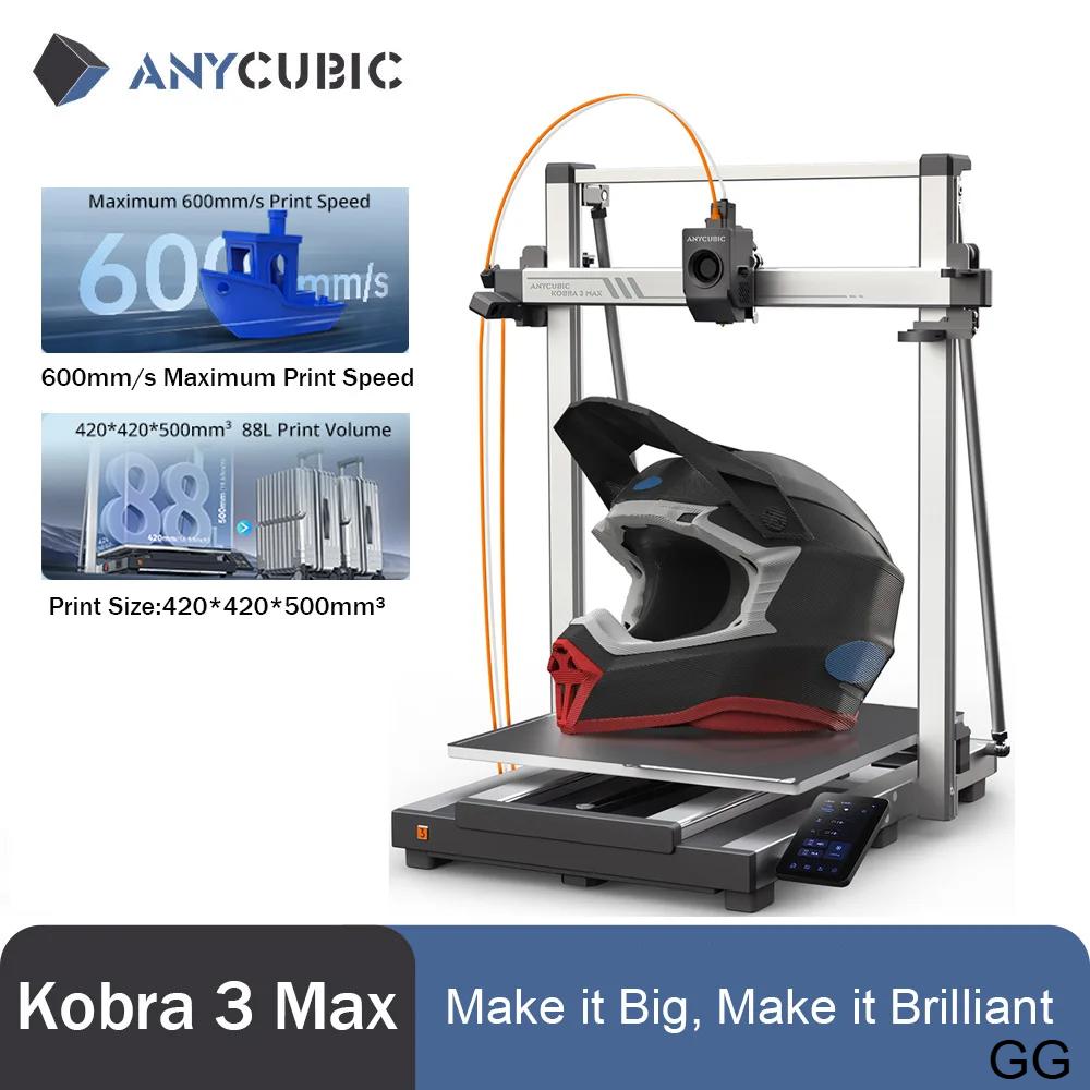3D Εκτυπωτής ANYCUBIC Kobra 3 Max – Ταχύτητα Εκτύπωσης έως 600mm/s, Τεράστιος Χώρος Εκτύπωσης 500×420×420mm, Έξυπνος Έλεγχος μέσω Εφαρμογής 3D Εκτυπωτής ANYCUBIC Kobra 3 Max – Ταχύτητα Εκτύπωσης έως 600mm/s, Τεράστιος Χώρος Εκτύπωσης 500×420×420mm, Έξυπνος Έλεγχος μέσω Εφαρμογής