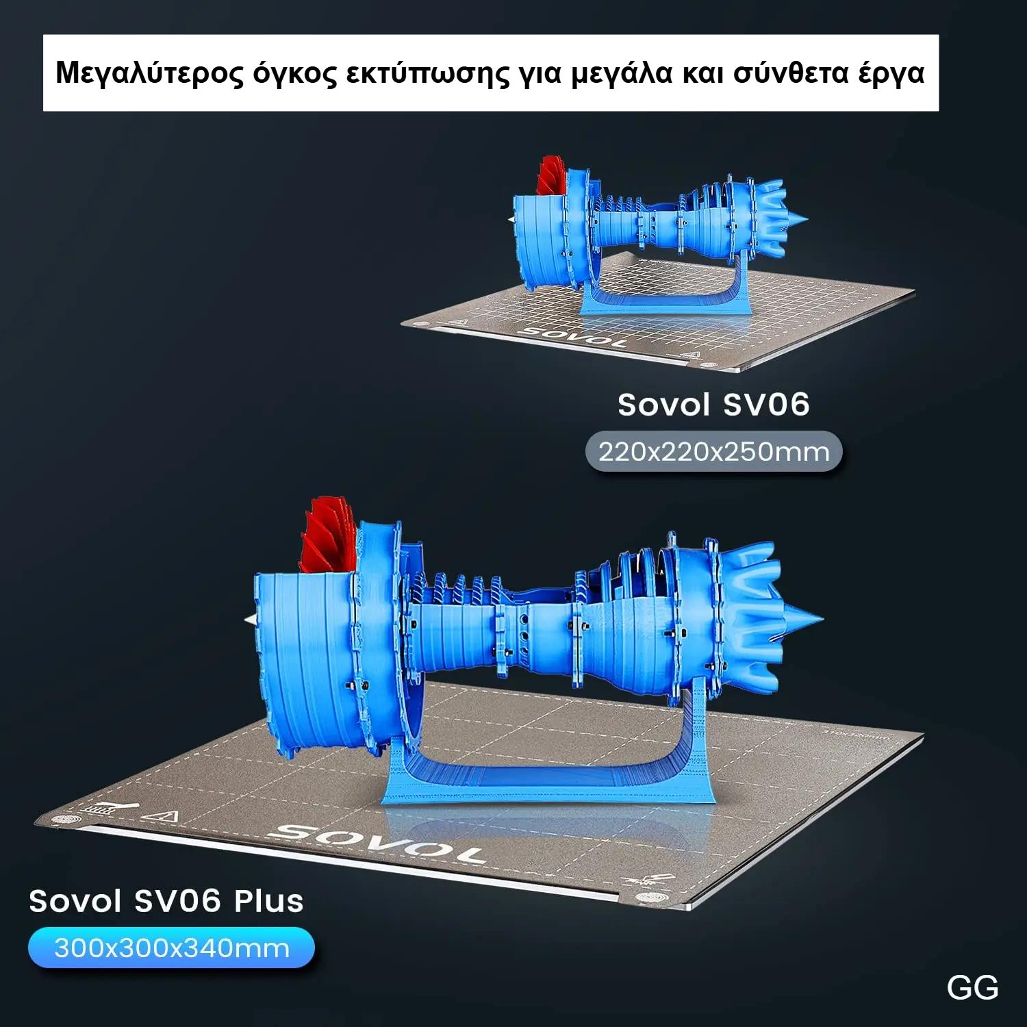 Sovol SV06 Plus – Επαγγελματικός 3D Εκτυπωτής Sovol SV06 Plus – Επαγγελματικός 3D Εκτυπωτής