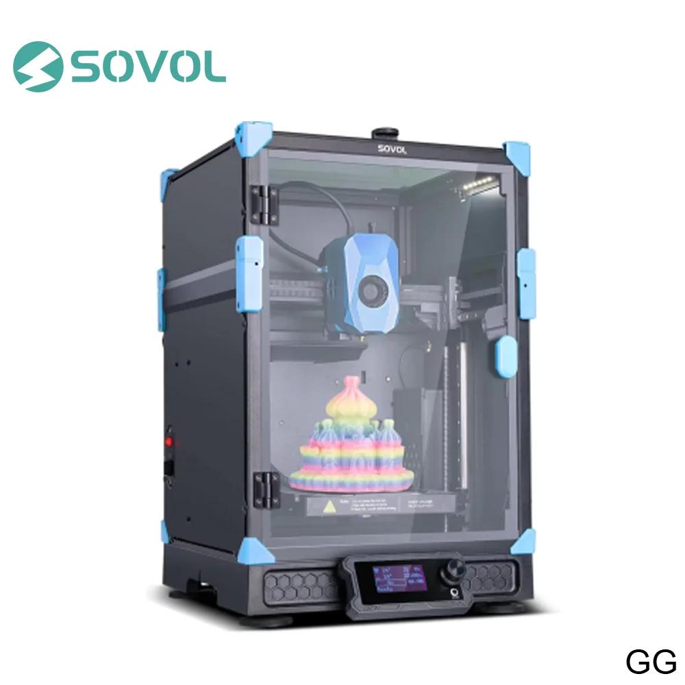 Sovol Zero 3D Printer 1200mm/s High Speed CoreXY 3D Printers with Eddy Scanning & Pressure Sensing 350℃ Nozzle 120℃ Heated Bed Sovol Zero 3D Printer 1200mm/s High Speed CoreXY 3D Printers with Eddy Scanning & Pressure Sensing 350℃ Nozzle 120℃ Heated Bed